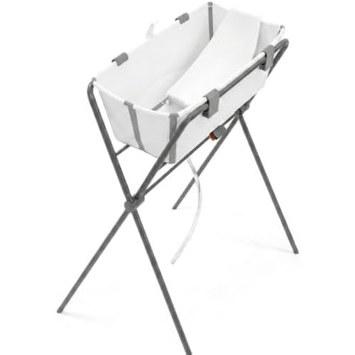 Stokke Flexi Bath, Stand & Newborn Support Bundle, White Grey
