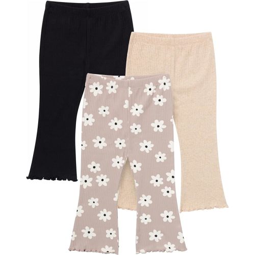 Gerber Baby & Toddler Girls 3-Pack Premium Leggings