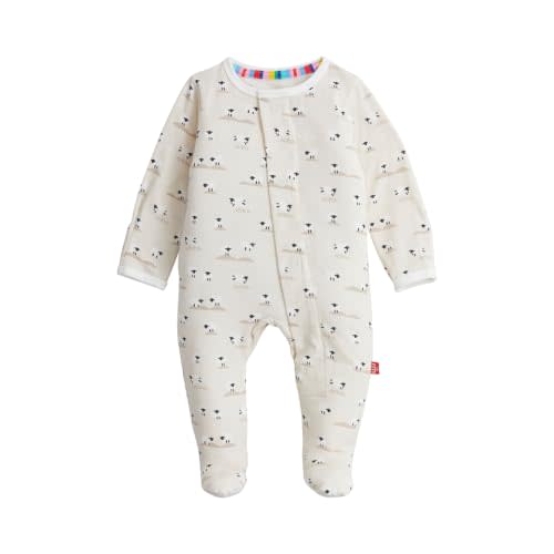 Magnetic Me Girls Modal Magnetic Baby Footie Pajamas
