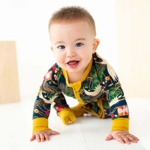 Crane Convertible Baby Pajama