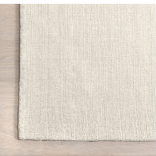 Arrel Speckled Wool-Blend Rug | Alabaster – Rugs USA
