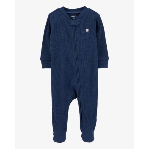 Baby Textured 2-Way Zip Sleep & Play Pajamas - Carter's | Carter's