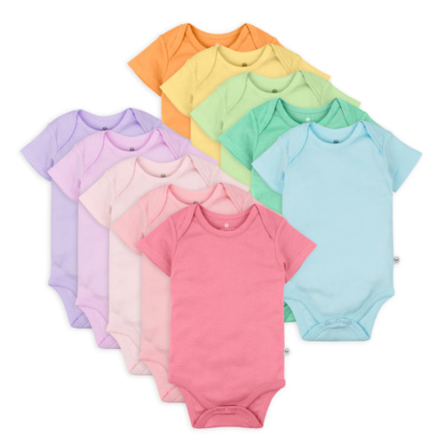 10-Pack Organic Cotton Short Sleeve Bodysuits | Honest Baby Clothing
