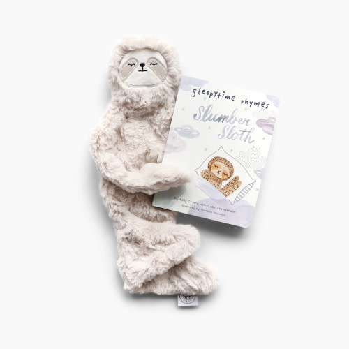 Slumberkins Snuggler & Board Book Gift Bundle - Hazel Slumber Sloth (Relaxation)