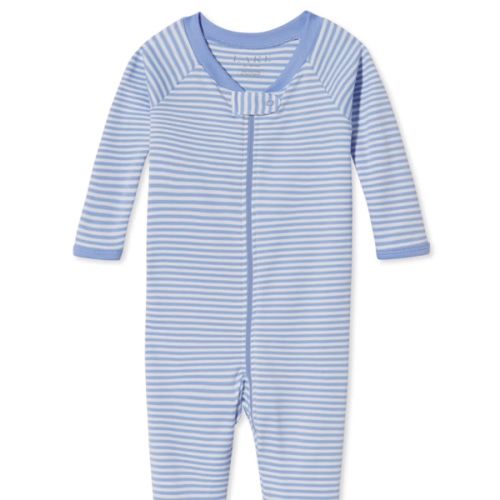 LAKE | Baby | Pima Cotton Pajamas | Hydrangea Baby Sleeper