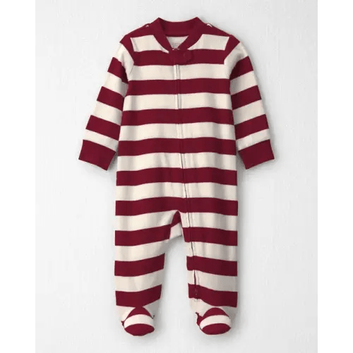 Baby Organic Cotton Ribbed Sleep & Play Pajamas in Stripes - Little Planet | Carter's