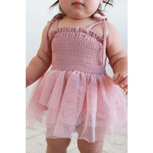Smocked Tutu Bodysuit
