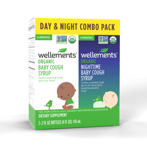 Organic Baby Cough Syrup Day & Night Combo Pack for Babies 4+ mths