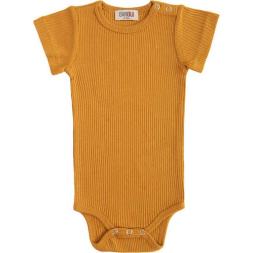 Amber SS Modal Bodysuit, Orange - BANBLU | Maisonette