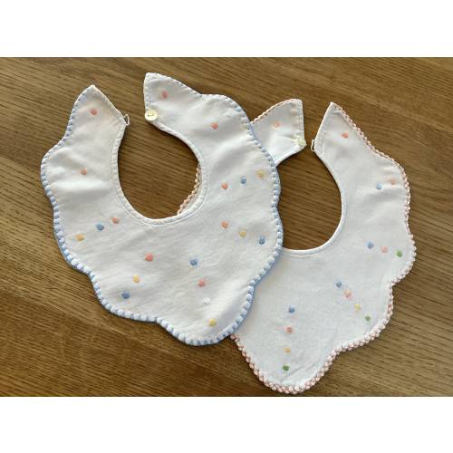 Embroidered Vintage - Baby Bib