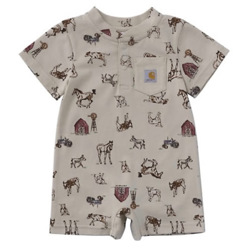 Carhartt Infant Boy Short Sleeve Outdoor Romper at Tractor Supply Co