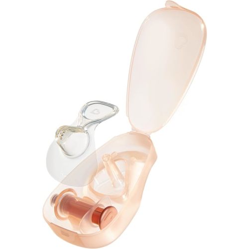 Munchkin® Flow Nipple Shield + with See-Thru Channel to Watch Milk Flow - Nurse Confidently and Meet Your Breastfeeding Goals- 20mm