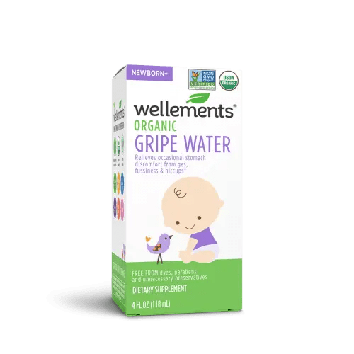 Organic Gripe Water:
Colic & Gas Relief*