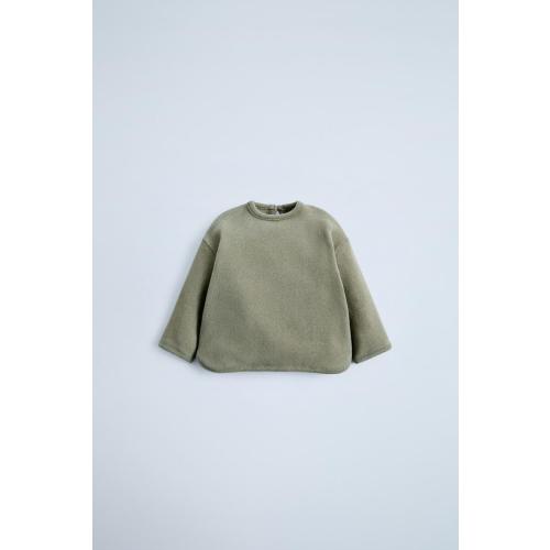SOFT TOUCH TOP - Mid-green | ZARA United States