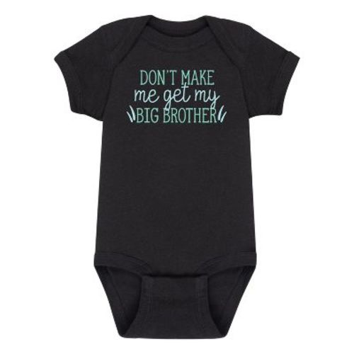 Boys' - Instant Message - Don't Make Me Get My Big Brother Baby One Piece