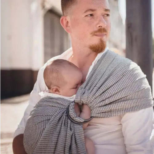 Pique Monochrome DidySling Ring Sling by Didymos - Little Zen One