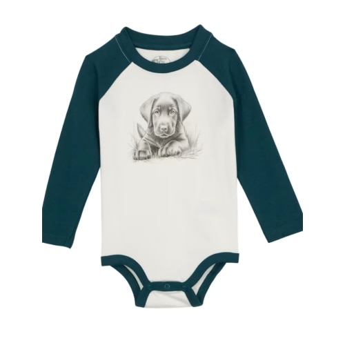 Bass Pro Shops Animal Graphic Raglan Long-Sleeve Bodysuit for Babies