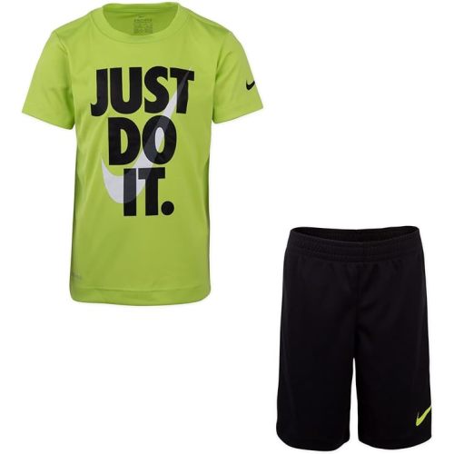 Nike baby-boys Short Sleeve Just Do It T-shirt & Shorts Two-piece Set (Toddler)