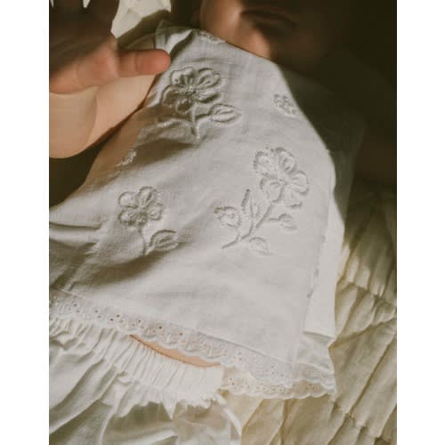 Dreamcatcher Floral Linen Blend Tunic Set – Oat & Marl