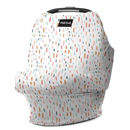 Milk Snob Original 5-in-1 Cover - Nursing Cover for Breastfeeding - Baby Carseat Canopy & Stroller - Essential All-in-One Design - Gift for Mom, Baby (Quinn)