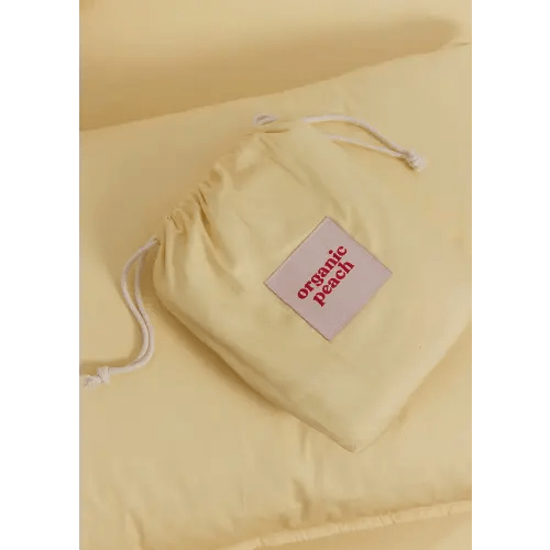 Waterproof Fitted Sheet – Co-sleeper - Butter Lemon