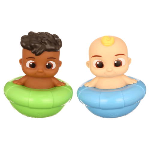 CoComelon Water Bobbles - Water Bobble 2 Pack - JJ & Cody - Infant and Toddler Bath Toys