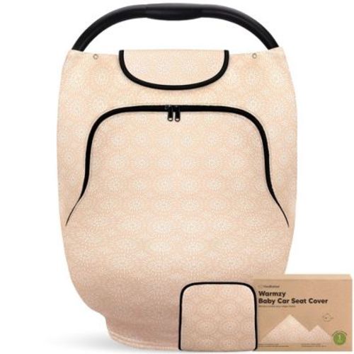 KeaBabies Baby Car Seat Cover for Nursing, Spring, Autumn, Winter, Universal Stretch Fit Car Seat Covers for Babies