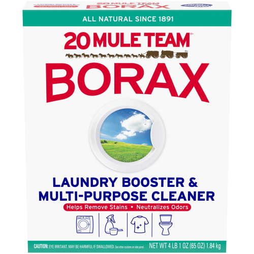 Free Shipping! 20 Mule Team Borax Detergent Booster, All Purpose Cleaner, 65 Ounce
