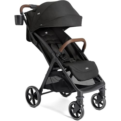 Joie Baby Nutmeg Compact Lightweight Travel Stroller, One‑Hand Fold
