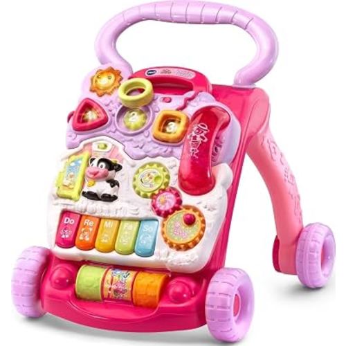 VTech Sit-to-Stand Learning Walker (Frustration Free Packaging), Pink