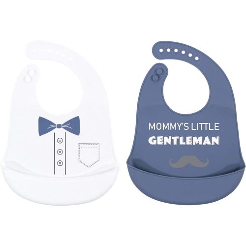 Hudson Baby Unisex Baby Silicone Bibs