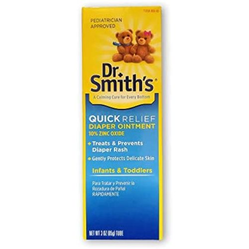 Dr. Smith's Quick Relief Diaper Rash Ointment, 3 Ounce