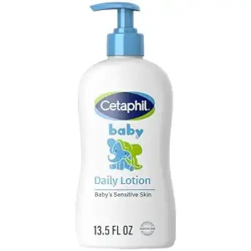 Cetaphil Baby Daily Lotion with Organic Calendula |Vitamin E | Sweet Almond & Sunflower Oils |13.5 Fl. Oz