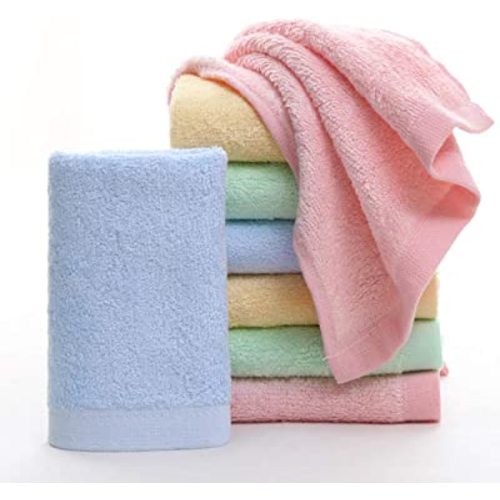 MUKIN Baby Bamboo Washcloths, Baby Face Towels - Extra Soft for Newborn/Infant/Kids/Adults - Ultra Soft for Registry as Shower Set,12x12inch. (12 Pack.)