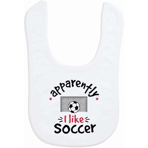 ChalkTalkSPORTS Soccer Baby Bib - Soft Microfiber - Soccer Baby Gift