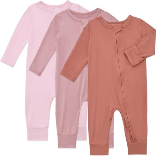 Aablexema Baby Footless Pajamas Rayon of Bamboo Romper