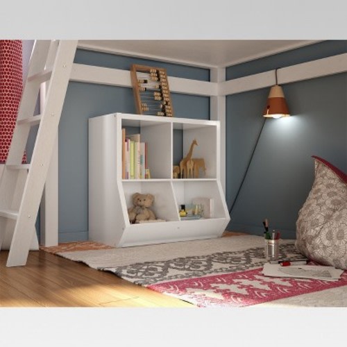 13" 4 Cube Organizer with Potato Bins White - Threshold™