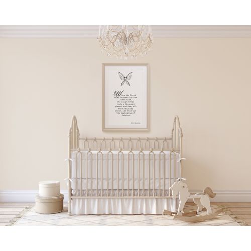 Peter Pan, J.M. Barrie Quote, Book Quotes, Wall Art, Home Decor, Inspiring Quotes, Vintage Art, Minimalist Art, Literary Art, Print