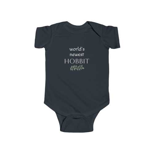 Fantasy Infant Bodysuit, Magical Hobbit Lord of the Rings Nerdy Baby Onesie, Cute LOTR Baby Outfit, Geeky Baby Clothes, Infant One-Piece