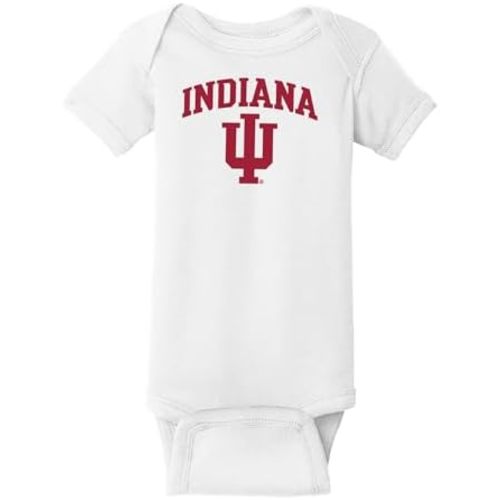 NCAA Arch Logo, Team Color Infant Creeper Bodysuit, College, University