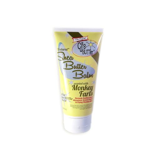 The Original CJ's BUTTer® All Natural Shea Butter Balm - Monkey Farts, 6 oz. Tube