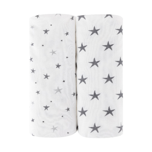 Grey Stars Waterproof Crib Sheet Set – Ely's & Co.