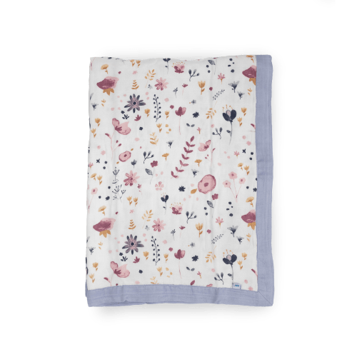 Deluxe Muslin Baby Quilt - Fairy Gardens