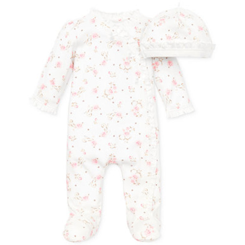 Little Me Baby Girls Coverall with Matching Hat, 2 Piece Set - Macy'sBack ButtonFilter Button