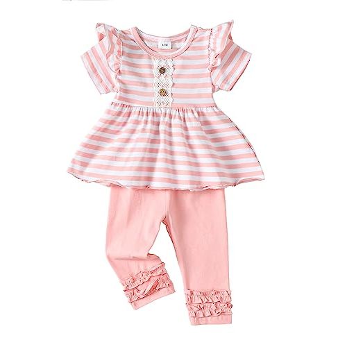 Baby Girl Clothes Toddler Girl Outfits Ruffle Shirt Pants Cute Infant Outfit Set Baby Girl Fall Winter Clothes