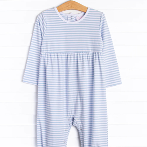 Charles Romper, Blue Stripe – Stitchy Fish