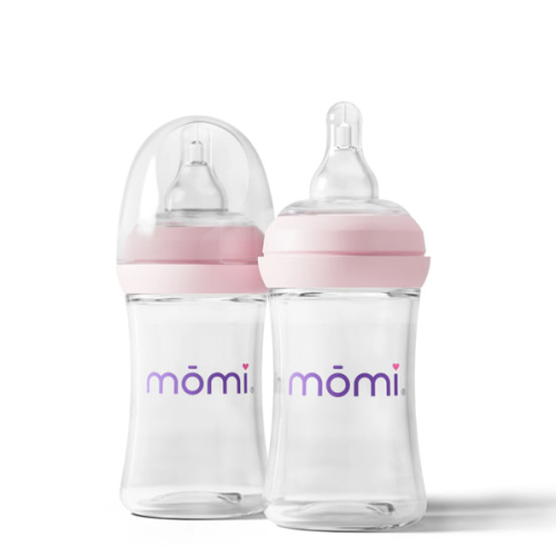 momi vibes breast-like bottle sets - seashell