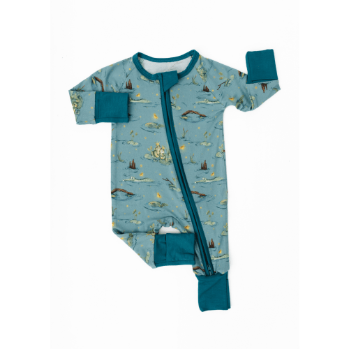 Frog Prince Bamboo Sleeper – Little Crowns & Capes