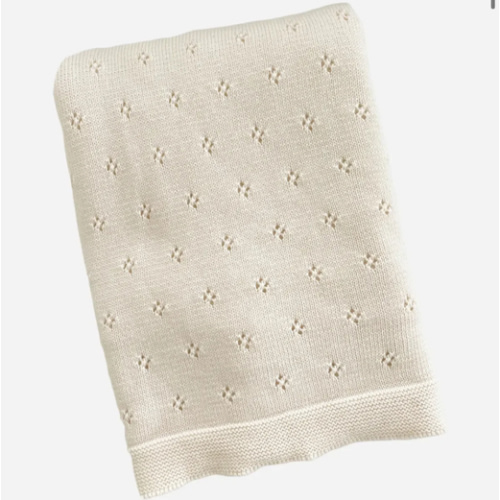 Cotton Heirloom Pique Blanket