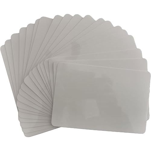 20-Pack Clear Self-Adhesive Laminating Plastic Paper, 4x6 Inches